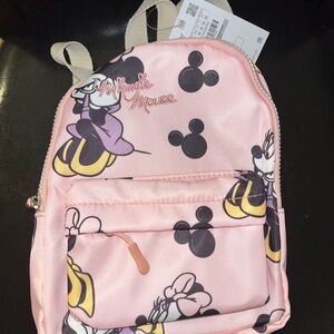 Zara x Disney Minnie Mouse Pink Mini Backpack – Kids, New With Tags